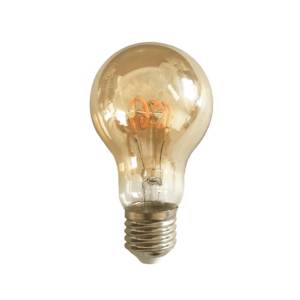 E27 LED lamp peer amber 4 Watt Dimbaar 2200K Extra warm