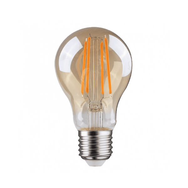 E27 LED lamp peer amber 6.5 Watt Dimbaar 2700K Extra warm