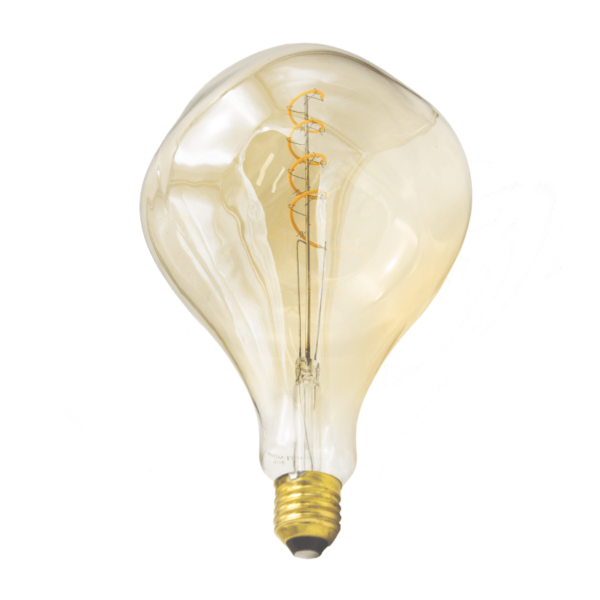 E27 LED lamp xxl amber 6 Watt Dimbaar 2500K Warm wit 2