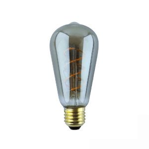 E27 LED lamp edison smoke4 Watt Dimbaar 2300K Warm wit