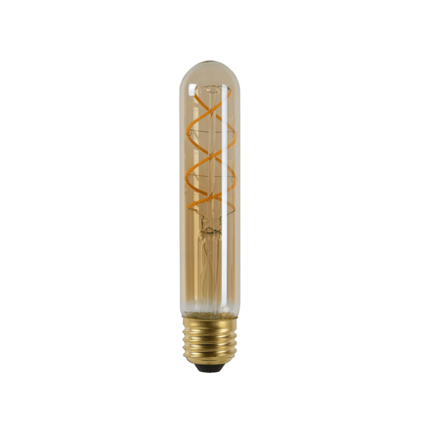 E27 LED lamp tubular amber 4 Watt Dimbaar 2200K Warm wit