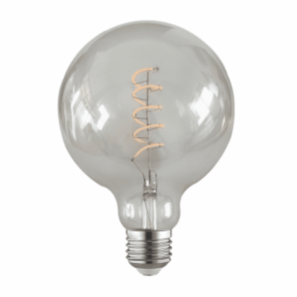 E27 LED lamp globe helder 4 Watt Dimbaar 2200K Warm wit