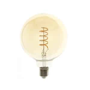 E27 LED lamp globe amber
